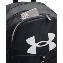 Load image into Gallery viewer, Under Armour Unisex-Adult Hustle Sport Backpack , Black (001)/Silver , One Size Fits All