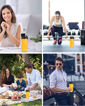 Load image into Gallery viewer, Amateys Personal Blender for Shakes and Smoothies,Professional Kitchen Blender with Blending & Grinding Blades, Portable Coffee Grinder with 24/10 OZ Travel Bottles, Adjustable Speeds Juice Blender