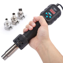 Load image into Gallery viewer, YIHUA 8858 IV Multi-Purpose Heat Gun for Crafting, Electronics Soldering, DIY, Shrink Tubing and Wrap, Torch Marker and Paste, Epoxy Resin with Temperature and Air Volume Control Function, 3 Nozzles