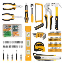 Load image into Gallery viewer, DEKOPRO 228 Piece Socket Wrench Auto Repair Tool Combination Package Mixed Tool Set Hand Tool Kit with Plastic Toolbox Storage Case