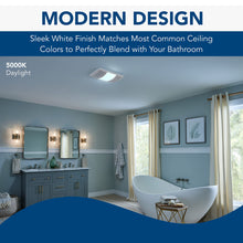 Load image into Gallery viewer, Broan-NuTone BHFLED80 PowerHeat Bathroom Exhaust Fan, Heater, and LED Light Combination, 80 CFM