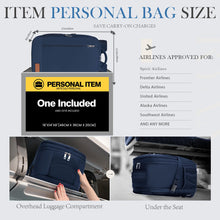 Load image into Gallery viewer, Lossga for Spirit Airlines Personal Item Bag 18x14x8 Inches Frontier Airlines Personal Item Bag Travel Backpack Carry on Flight Approved Carry on Backpack for traveling on airplane
