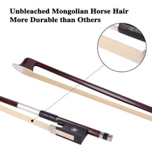 Load image into Gallery viewer, ADM Acoustic Violin for Kids Beginners, 4/4 Full Size Violin Set Solid Wood Ebony for Teens Students Starter Kit with Hard Case, Rosin, Shoulder Rest, Bow, Music Stand, Violin Stand and Strings,Brown