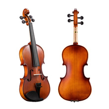 Load image into Gallery viewer, ADM Acoustic Violin for Kids Beginners, 4/4 Full Size Violin Set Solid Wood Ebony for Teens Students Starter Kit with Hard Case, Rosin, Shoulder Rest, Bow, Music Stand, Violin Stand and Strings,Brown