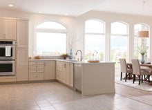 Load image into Gallery viewer, Moen Essie Spot Resist Stainless Pull-Down Sprayer Kitchen Faucet Set with Soap Dispenser - Upgrade Your Kitchen Sink with a Modern Pull Down Spray Head, 87014SRS