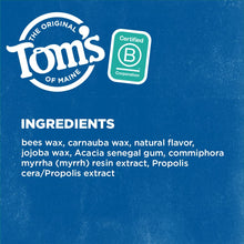 Load image into Gallery viewer, Tom's of Maine Naturally Waxed Antiplaque Flat Dental Floss, Spearmint, 32 Yards 6-Pack (Packaging May Vary)