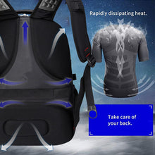 Load image into Gallery viewer, SHRRADOO Extra Large 50L Travel Laptop Backpack with USB Charging Port, College Backpack Airline Approved Business Work Bag Fits 17 Inch Computer for Men Women