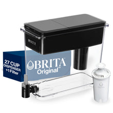 Load image into Gallery viewer, Brita UltraMax Large Water Dispenser With Standard Filter, BPA-Free, Replaces 1,800 Plastic Water Bottles a Year, Lasts Two Months or 40 Gallons, Includes 1 Filter, Kitchen Accessories, Large - 27-Cup