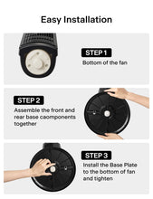 Load image into Gallery viewer, PELONIS 30 Inch Oscillating Tower Fan with 3 Speed Settings and Auto-off Timer, Standing Fan PFT28A2BBB, Black, medium