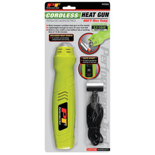 Load image into Gallery viewer, Performance Tool W2082 Compact Rechargeable Cordless Heat Gun, 600 Degree Max Output, Vinyl Wrap, Shrink Tubing, Wire Connectors, Crafts, Phone Repair