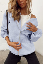 Load image into Gallery viewer, Trendy Queen Hoodies for Women Fall Clothes 2024 Zip up Oversized Sweatshirt Fleece Jackets Long Sleeve Comfy Winter Coats Clothes Teen Girls Fashion Cute Y2K Clothing Grey