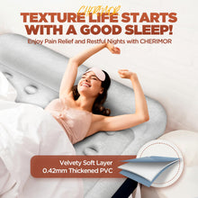 Load image into Gallery viewer, CHERIMOR Air Mattress Queen with Built in Pump, 20.5" High Inflatable Mattress with Integrated Pillow, Portable Self Inflating Blow Up Mattress with Flocked Top, Air Bed for Guests, Home & Camping