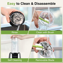 Load image into Gallery viewer, KOIOS Smoothie Blender, Max 1000w Personal Blender for Shakes and Smoothies, 12Pcs Coffee Grinder and Countertop Blenders Combo for Kitchen, Portable Smoothie Blenders with 2x22 oz To-Go Cups, Non-BPA