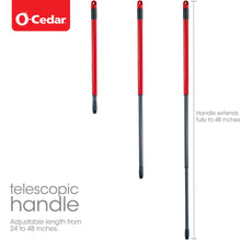 Load image into Gallery viewer, O-Cedar Easywring Microfiber Spin Mop & Bucket Floor Cleaning System with 3 Extra Refills