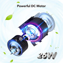 Load image into Gallery viewer, OREiN Bathroom Exhaust Fan with Light, 26W Bathroom Fan with Light, 100 CFM 1.5 Sones, Bathroom Vent Fan with Light for Home, Quiet Energy Star Certified and HVI/FCC/ETL Listed, White