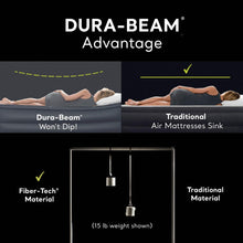 Load image into Gallery viewer, Intex 64147ED Dura-Beam Standard Pillow Rest Air Mattress: Fiber-Tech – Full Size – Built-in Electric Pump – 10in Bed Height – 600lb Weight Capacity