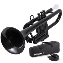 Load image into Gallery viewer, PAMPET Professional Plastic Trumpet C trumpet (Black)