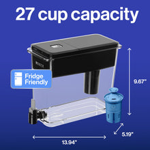 Load image into Gallery viewer, Brita UltraMax Large Water Dispenser with Elite Filter, BPA-Free, Replaces 1,800 Plastic Water Bottles a Year, Lasts Six Months or 120 Gallons, Includes 1 Filter, Kitchen Accessories, Large - 27-Cup