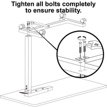 Load image into Gallery viewer, Vaunn Adjustable Overbed Bedside Table With Wheels (Hospital and Home Use), Walnut Brown