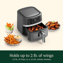 Load image into Gallery viewer, Cuisinart Air Fryer, 4.5-Quart Basket Fryer with 4 Cooking Functions to Air Fry, Roast, Bake, and Keep Warm, 4 Airfryer Presets, Dishwasher-Safe Parts, AIR-160NAS, Stainless Steel & Black