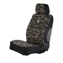Load image into Gallery viewer, Carhartt Universal Nylon Duck Canvas Fitted Bucket Seat Covers, Durable Seat Protection with Rain Defender, Blind Duck Camo