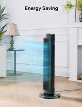 Load image into Gallery viewer, PELONIS 30 Inch Oscillating Tower Fan with 3 Speed Settings and Auto-off Timer, Standing Fan PFT28A2BBB, Black, medium