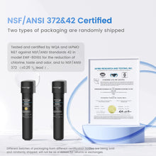 Load image into Gallery viewer, Waterdrop 15UA Under Sink Water Filter System, Reduces Lead, Chlorine, Bad Taste & Odor, Under Counter Water Filter Direct Connect to Kitchen Faucet, NSF/ANSI 42 Certified, 16000 Gallons, USA Tech