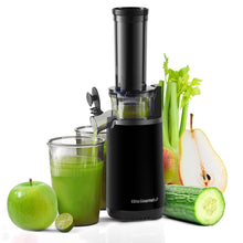 Load image into Gallery viewer, Elite Gourmet Masticating Juicer Machines, 12-inch Juicer, Masticating Cold Press Juicer Machines, Juicer for Vegetables and Fruits, Easy to Clean Juicer, Charcoal Grey