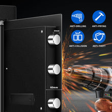 Load image into Gallery viewer, TOTOY Small Safe Box 1.5 Cu Ft Home Safe with LED Sensor Light, Safe for Home Documents with Keys and Digital Keypad, Hidden Key Lock Box for Cash Jewelry Valuables