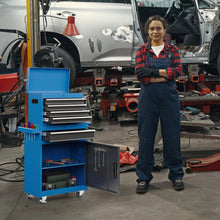 Load image into Gallery viewer, AirWire Tool Chest, 5-Drawer Rolling Tool Storage Cabinet with Detachable Top Tool Box, Enhanced Packaging, Metal Tool Cart for Garage Workshop, Blue