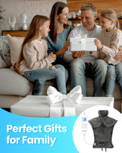 Load image into Gallery viewer, RENPHO Heating Pad for Back Pain Relief, Valentines Day Gifts for Her Him, Birthday Gifts for Women Men Mom, FSA HSA Eligible, Neck and Shoulder Heat Pad, Fast Heating, 24"x33", ETL Certified, Gray