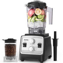 Load image into Gallery viewer, Aeitto Blenders for Kitchen with 1800W Motor, 68Oz. Large Capacity, 2-in-1 Blender & Grinder Combo, BPA-Free Countertop Professional Blender for Smoothies, Ice Crush, Frozen Drinks, Silver