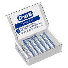 Load image into Gallery viewer, Oral-B Floss Action Replacement Brush Heads for an Oral-B Electric Toothbrush, Pack of 6