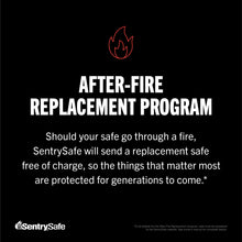 Load image into Gallery viewer, SentrySafe Medium Gray Fireproof Safe and Waterproof Safe Box with Dial Combination, Home Safe for Money, Documents, or other Valuables, 1.23 Cubic Feet, SFW123DSB