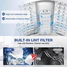 Load image into Gallery viewer, Nictemaw Portable Washing Machine, 20Lbs Capacity Full-Automatic Portable Washer, 2.8Cu.ft Washer and Dryer Combo with Drain Pump, 10 Programs & 8 Water Levels for Apartment, Dorms, RV