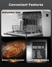 Load image into Gallery viewer, Nuwave Bravo XL Pro Air Fryer Toaster Oven, Improved 100% Super Convection, Quicker & Crispier Results, 100 Presets, Multi-Layer Even Cooking, 50-500F, Smart Probe, PFAS Free, 30QT, Stainless Steel