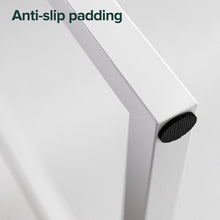 Load image into Gallery viewer, ZINUS Jennifer 55 Inch White Frame Desk, Computer Workstation, Office Desk, Dining Table, Easy Assembly, Natural