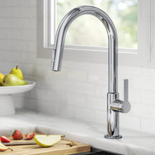 Load image into Gallery viewer, KRAUS Oletto Single Handle Pull Down Kitchen Faucet in Chrome, KPF-2820CH