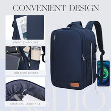 Load image into Gallery viewer, Lossga for Spirit Airlines Personal Item Bag 18x14x8 Inches Frontier Airlines Personal Item Bag Travel Backpack Carry on Flight Approved Carry on Backpack for traveling on airplane