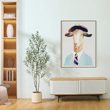 Load image into Gallery viewer, LOMANTO Artificial Olive Trees, 6 ft Tall Fake Olive Trees for Indoor, Faux Olive Silk Tree, Large Olive Plants with White Planter for Home Decor and Housewarming Gift, 1 Pack