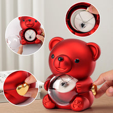 Load image into Gallery viewer, Cute Teddy Bear with Preserved Rose - A Real Rose Flower in Bear with Elegant Gift Box - Romantic Gift for Her in Valentine's Day, Mother's Day, Weddings, Anniversaries, and Bridal Showers (Red)