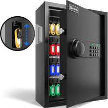 Load image into Gallery viewer, XDeer 71 Keys Key Lock Box Wall Mount with Advanced Anti-Theft Deposit Key Slot & LED Light, Key Cabinet with Combo and Key Lock, Key Safe for Hotels & Office & Companies & Car Dealerships