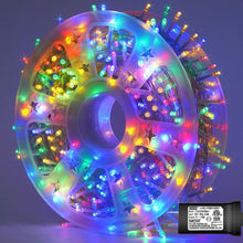 Load image into Gallery viewer, YEGUO Christmas Lights, 165ft 500 LED String Lights Multicolor, Clear Wire Twinkle Tree Lights Plug in for Indoor Outdoor