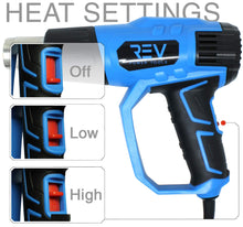 Load image into Gallery viewer, VViViD Blaze Turbo 3 Second Warmp-up Rapid Heat 1500-Watt Corded Heat Gun Model GW1500N