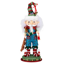 Load image into Gallery viewer, 15-Inch Hollywood Elf with Teddy Bear Nutcracker