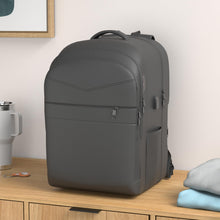 Load image into Gallery viewer, Lapsouno Travel Backpack, Large Carry on Backpack, 17 Inch Laptop Backpack, Big Backpack, Extra Sturdy TSA Friendly with USB Port College School Rucksack Bag Backpack Gifts for Him Men Women, Black