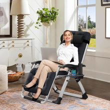Load image into Gallery viewer, DoCred Comfy Folding Recliner Chair - Bedroom & Living Room, Patio Lounge Chair with Removable Cushion for Indoor Outdoor