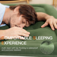 Load image into Gallery viewer, Zearna Twin Air Mattress with Built Pump, 16" Durable Blow Up Mattress Airbed, Comfortable Top Surface Inflatable Mattress for Camping Home & Portable Travel