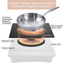 Load image into Gallery viewer, Duxtop 1800W Portable Induction Cooktop Countertop Burner, Gold 8100MC/BT-180G3