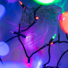 Load image into Gallery viewer, YULETIME 200 Count Multicolor LED Christmas Lights, 66 Feet Green Wire UL Certified Commercial Grade Holiday String Light Set (Multicolor)